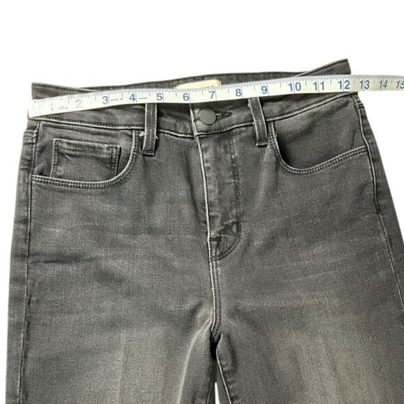 NWOT L'AGENCE Faded Black Boot Cut Stretchy Jeans 5 Pockets Size 25 Classic Fit - Picture 4 of 10